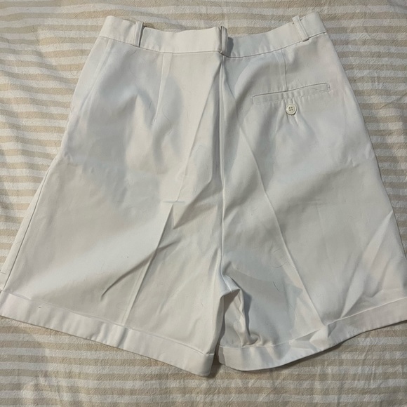Vintage High Waisted White Shorts - Picture 2 of 2